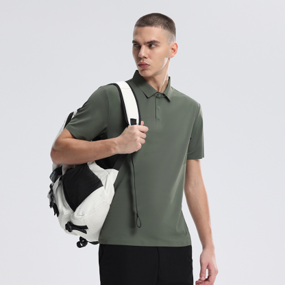Outdoor Quick-Drying Clothing Polo Shirt Men's Urban Commuting Hiking Sports Tops
