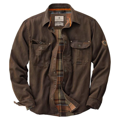 Men's Solid Jacket Versatile Fashion Casual Jacket Loose Fit Casual Jacket