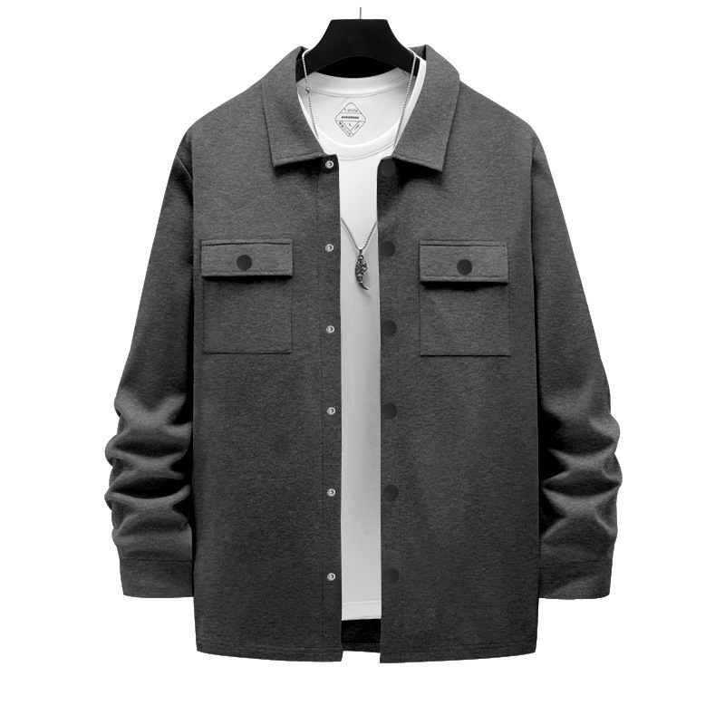 American Heavyweight Workwear Retro Commuter Single-Breasted Lapel Jac