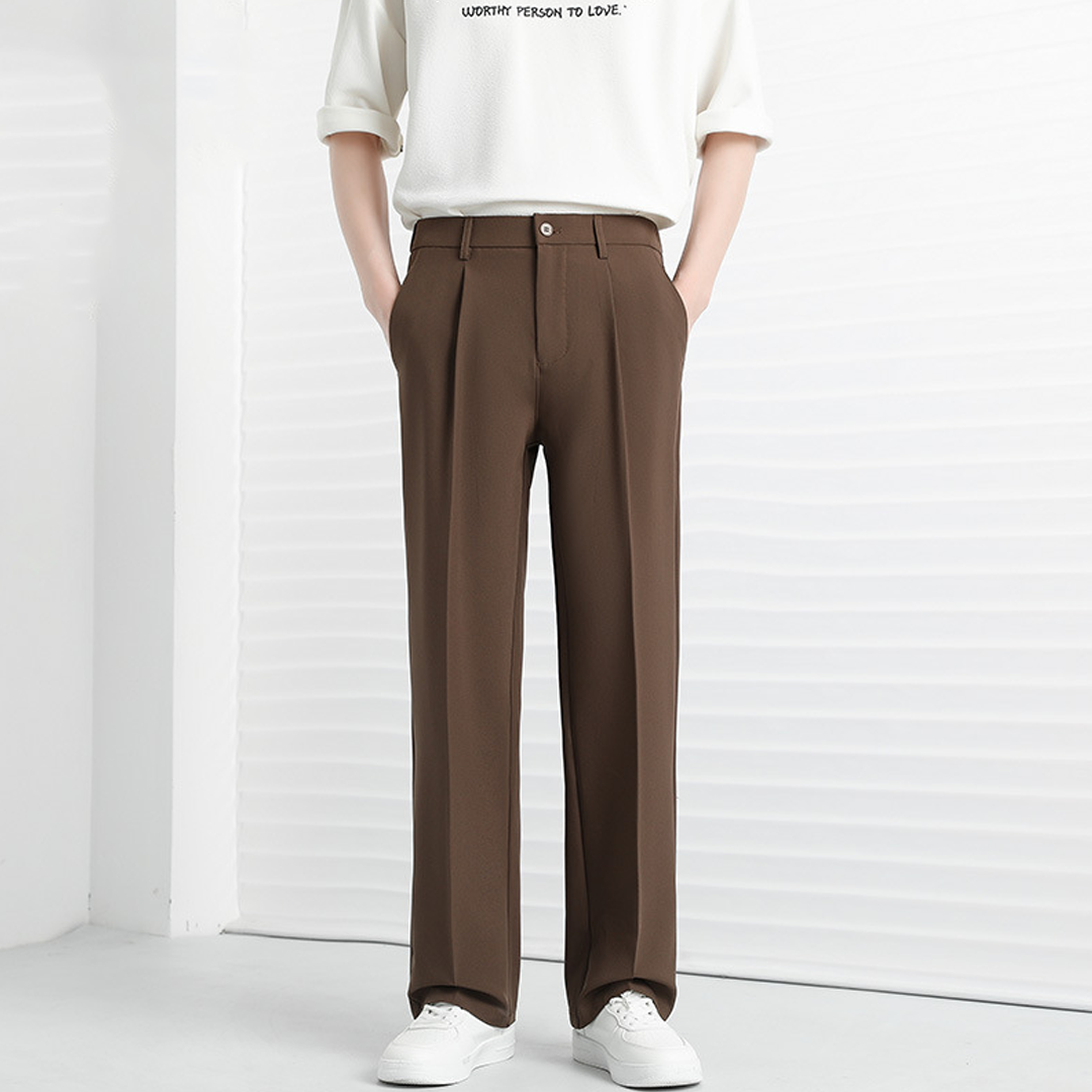 Men's Loose Summer High-End Drape Trousers