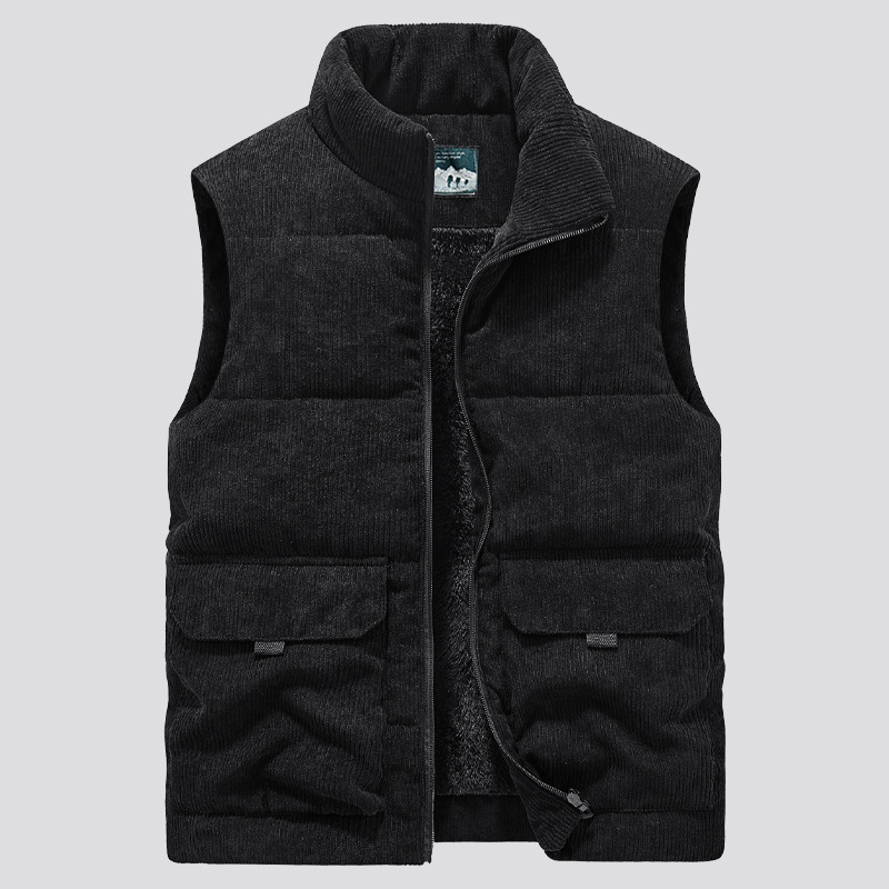 Mens Waistcoat Gilet Body Warmer Gillet Winter Warm Padded Quilted Sle