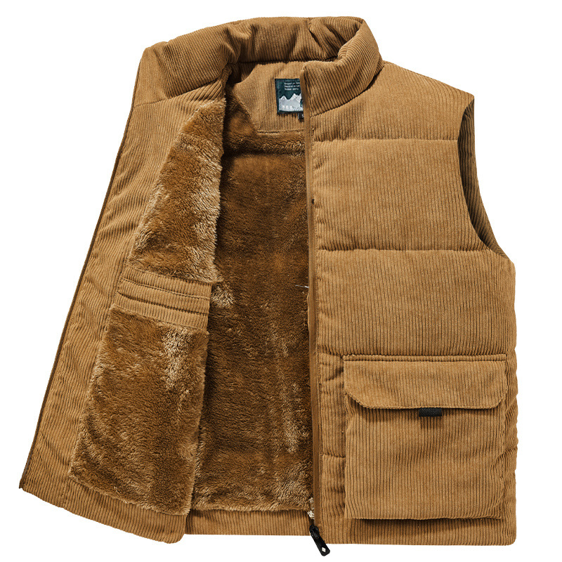 Mens Waistcoat Gilet Body Warmer Gillet Winter Warm Padded Quilted Sleeveless