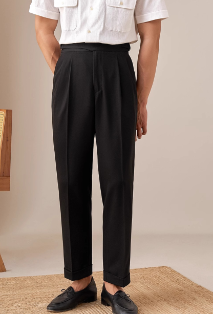 Men's Casual Solid Color Dress Pants