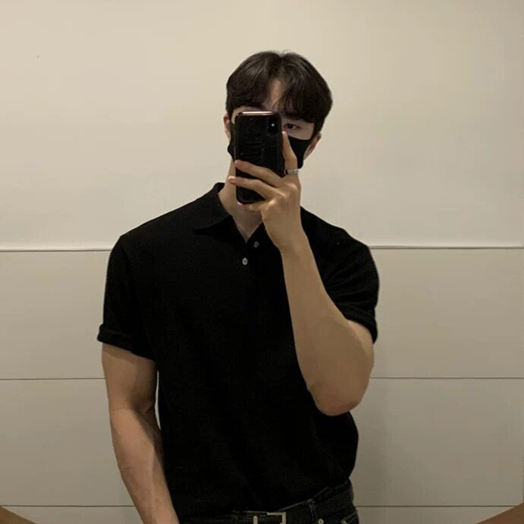 Knitted Short-Sleeved Henley Collar Polo Shirt Mature And Steady Men's