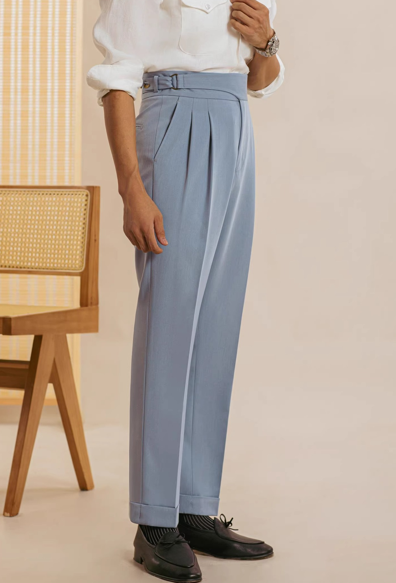 Men's Casual Solid Color Dress Pants