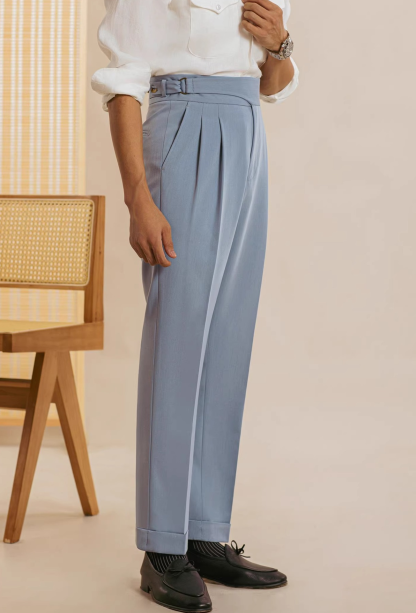 Men's Casual Solid Color Dress Pants