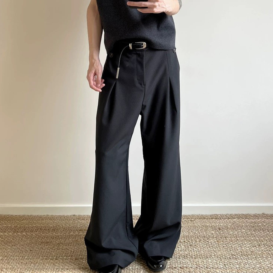 Men's Casual Loose Wide-Leg Trousers