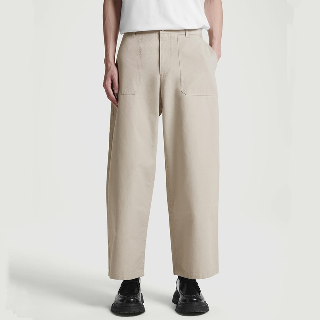 Summer New Loose Simple Straight Wide-Leg Pants All-Match