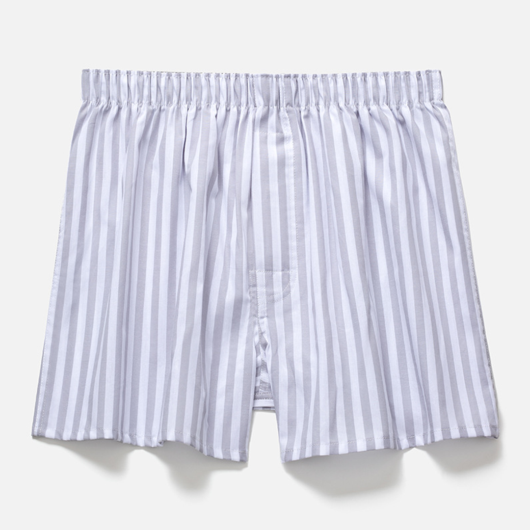 Men's Loose Cotton Home Pajamas Boxer Shorts Breathable Large Size