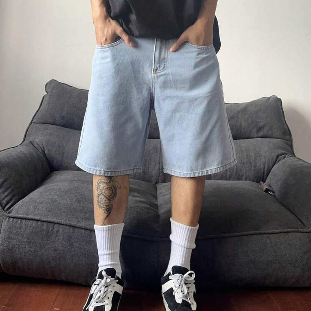 Men's Summer Versatile Casual Denim Shorts