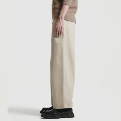 Summer New Loose Simple Straight Wide-Leg Pants All-Match