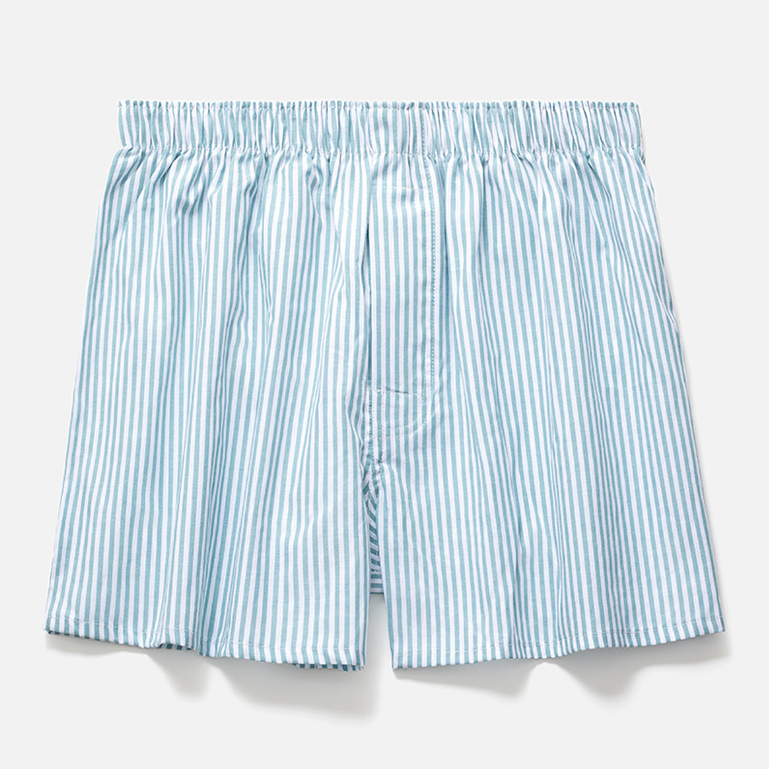 Men's Loose Cotton Home Pajamas Boxer Shorts Breathable Large Size