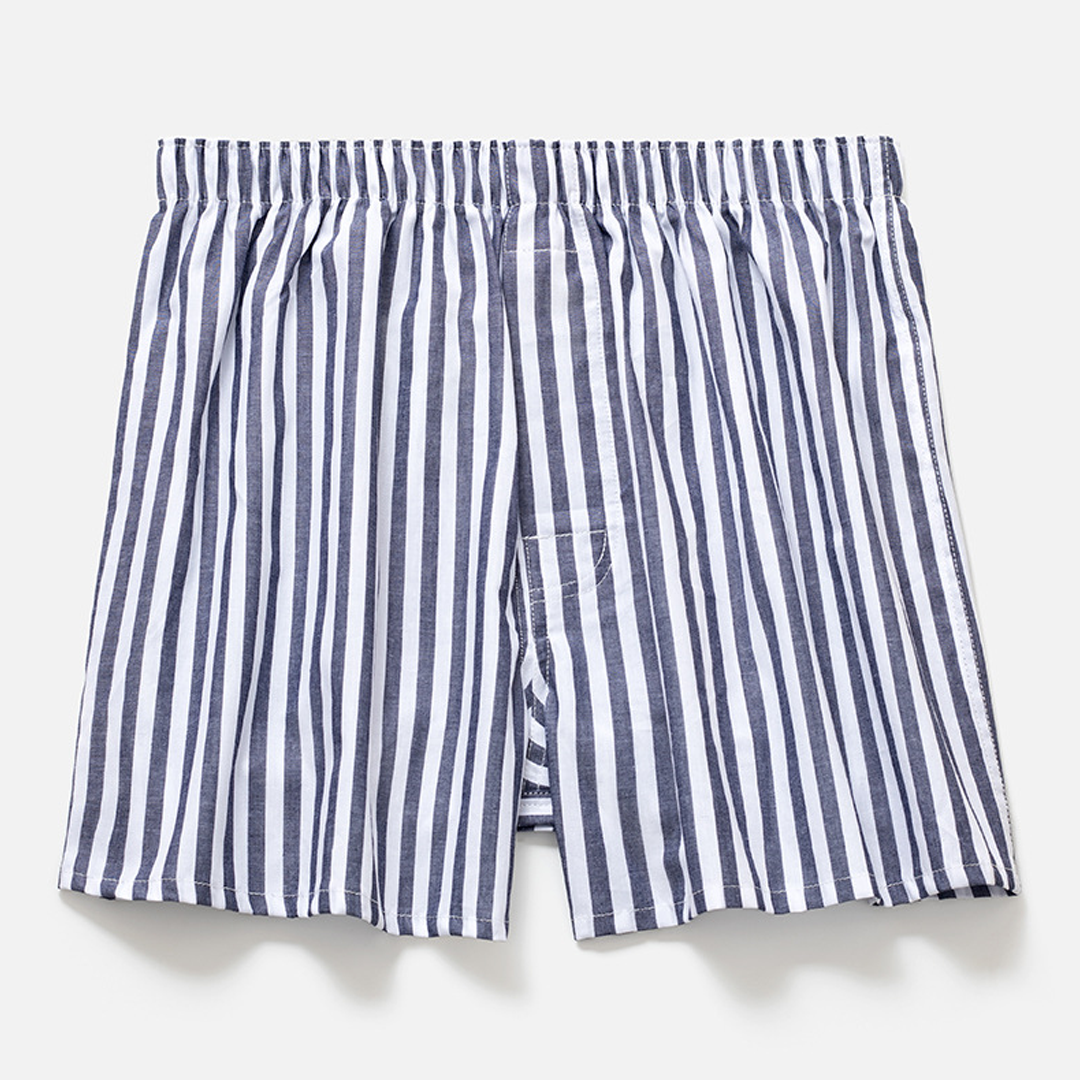 Men's Loose Cotton Home Pajamas Boxer Shorts Breathable Large Size