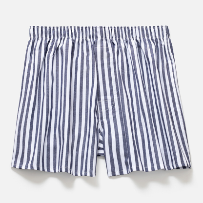 Men's Loose Cotton Home Pajamas Boxer Shorts Breathable Large Size