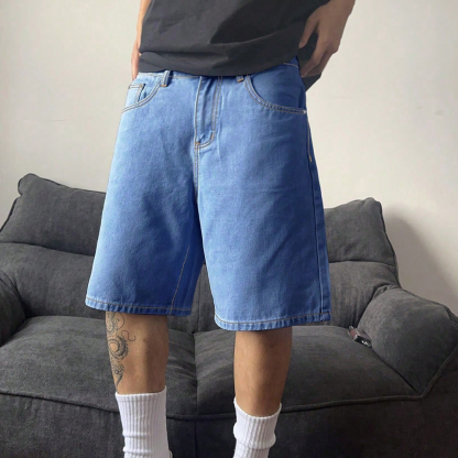 Men's Summer Versatile Casual Denim Shorts