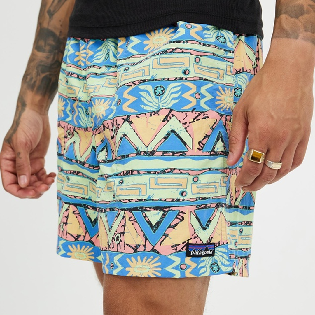 Summer Niche Print Loose Shorts