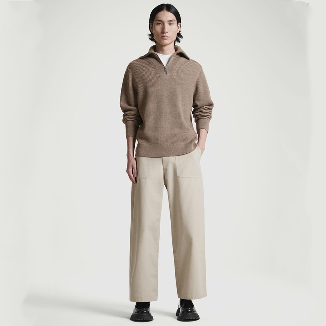 Summer New Loose Simple Straight Wide-Leg Pants All-Match