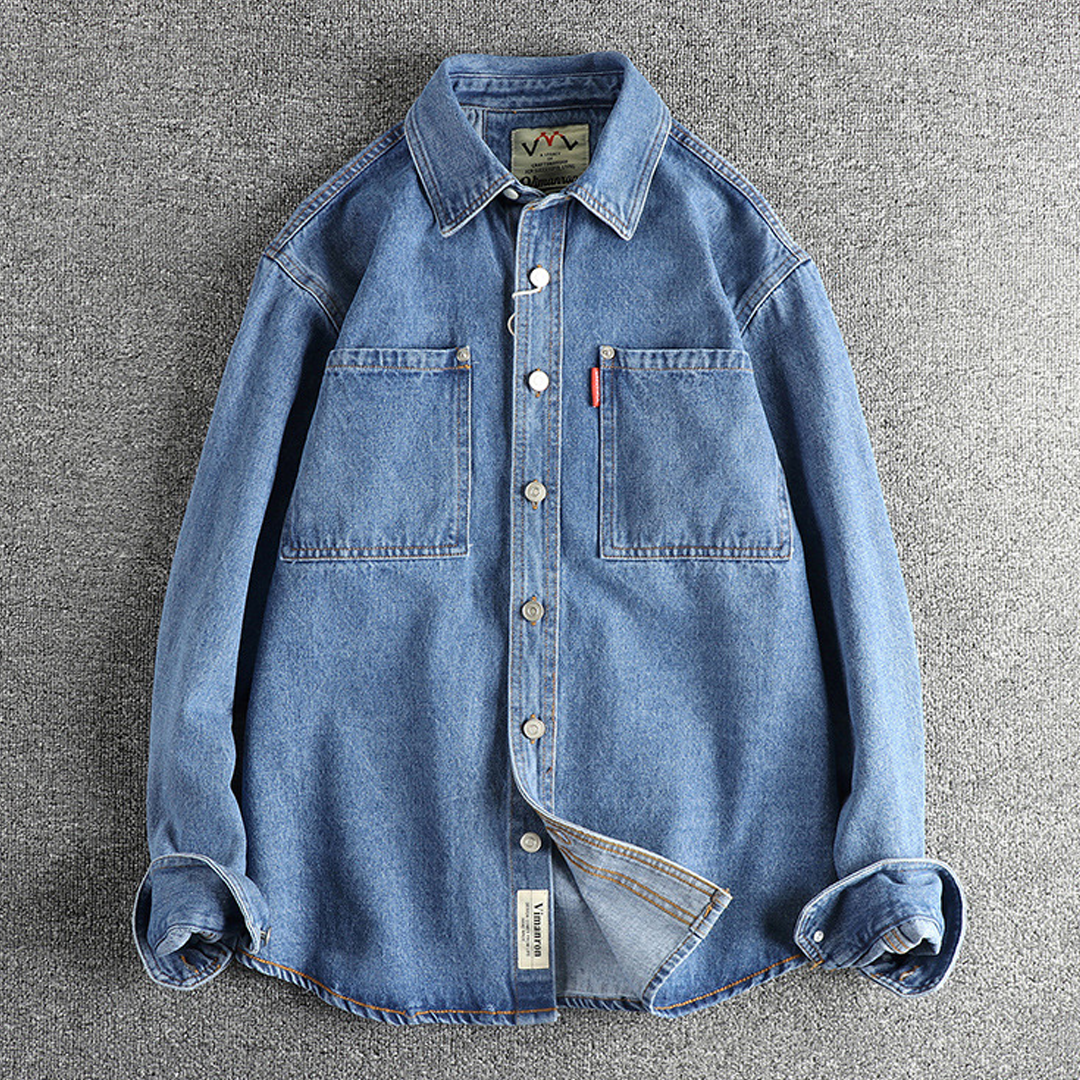 American Retro Denim Shirt Jacket
