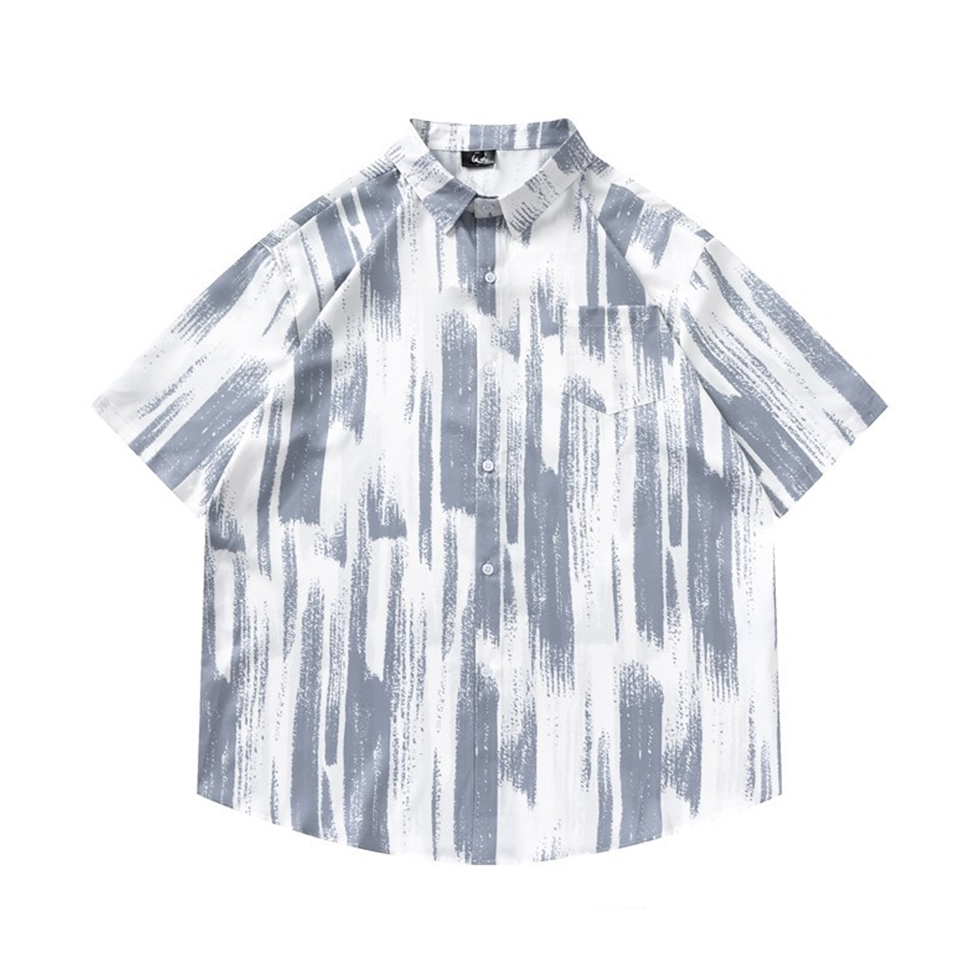 Summer Loose Versatile Tie-Dye Full Print Pattern Beach Resort Style S