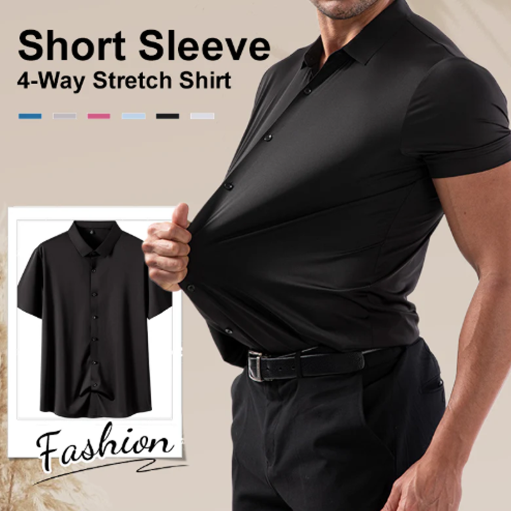 Men's Short Sleeve 4-Way Stretch Shirt