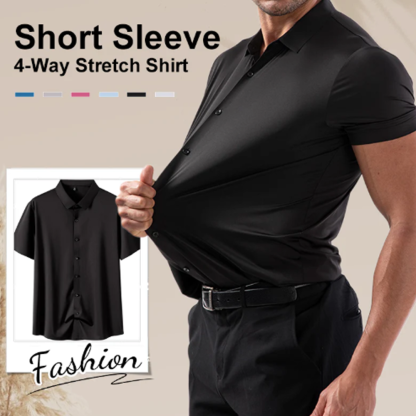 Men's Short Sleeve 4-Way Stretch Shirt