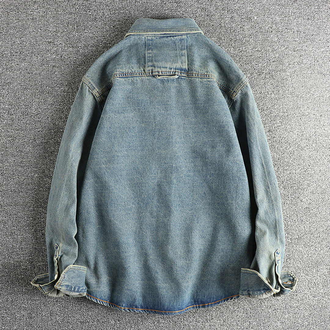 American Retro Denim Shirt Jacket