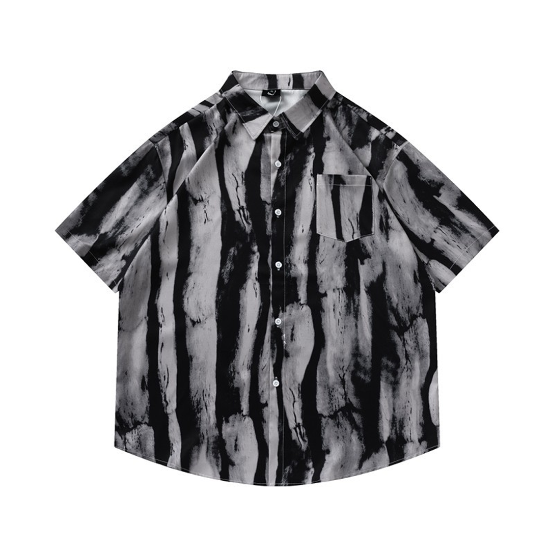 Summer Loose Versatile Tie-Dye Full Print Pattern Beach Resort Style S