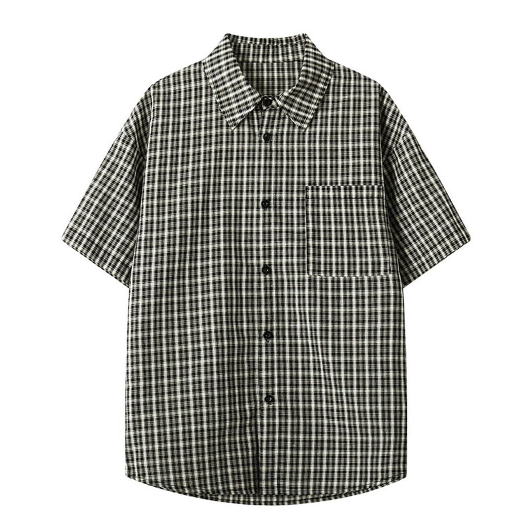 Summer Lapel Men's Shirt Casual Fashion Trend Handsome Men's Summer Casual Clothes