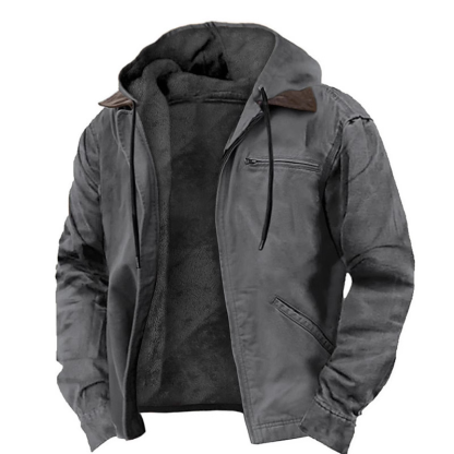 Colorful Hooded Cotton-Padded Jacket