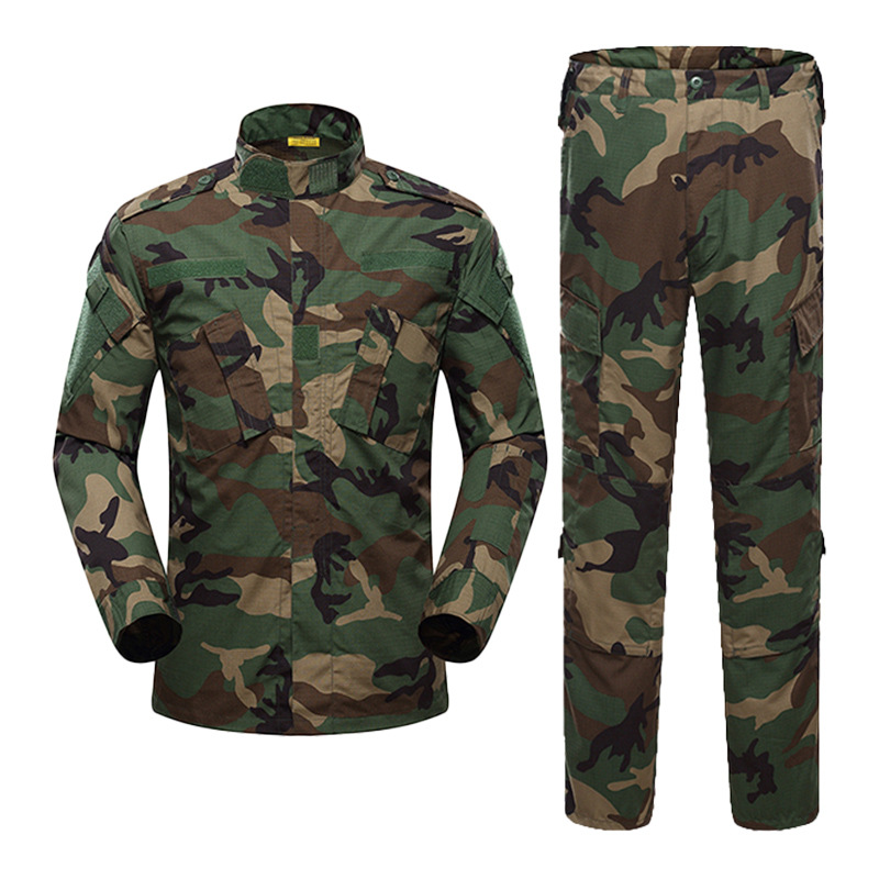 Long Sleeve Camouflage Outdoor Training Suit Wear Resistant Tactical Suit