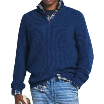 Warm Zip Sweater - Casual - Made for Comfort - Ideal for Winter