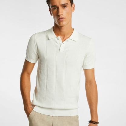 Knitted Polo Shirt