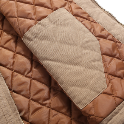 Men's Pure Cotton Thick Vest, Loose Oversized Camisole, Casual Multi Bag Vest, Baseball Jacket, Warm Cotton Vest