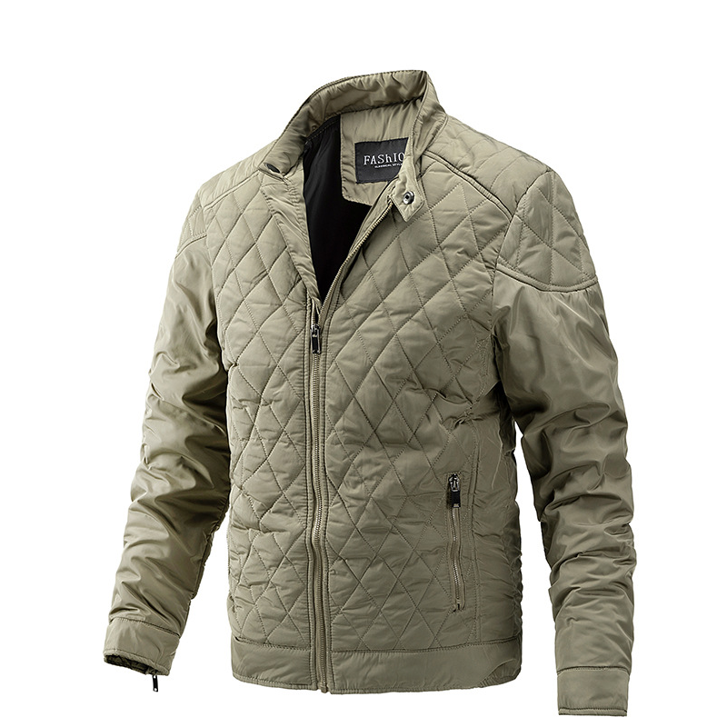 Mens Top Coat  Men Casual Jacket Mens Button Up Shirts Mens Full Zip Jacket Men's Fashion Casual Solid Color Zipper Pockets Long Sleeve Hoodless Casual Outwear