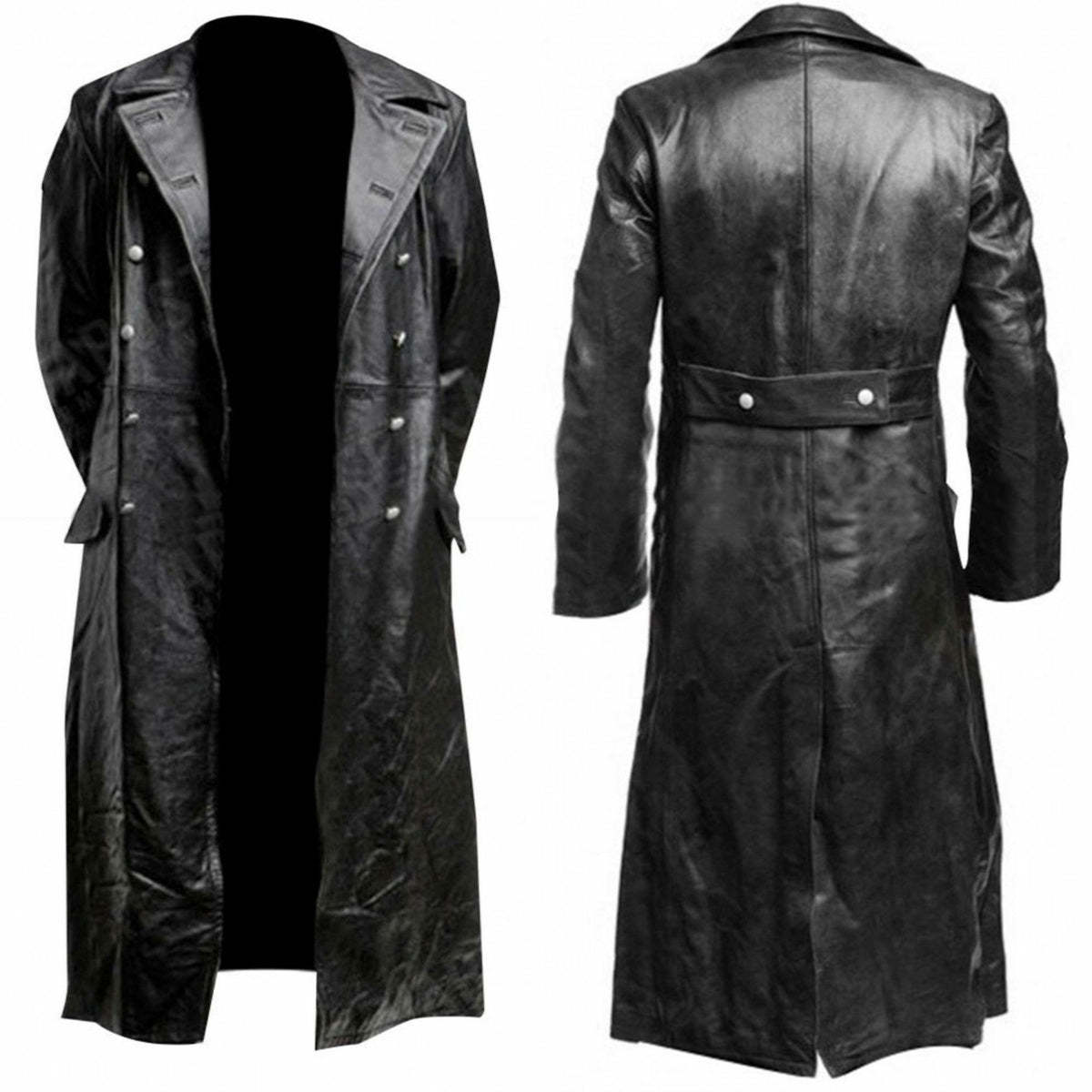 Classic Leather Coat