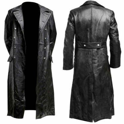 Classic Leather Coat
