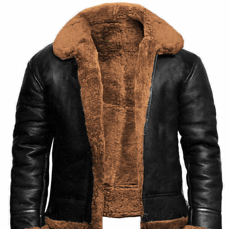 Fur Coat Thickened Premium Faux Suede Coat For Men Warm And Trendy Zipper Jacket With Thickened Lining