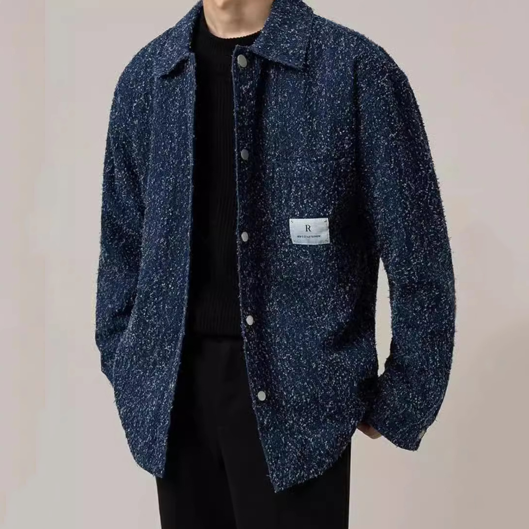 Men's Spring And Autumn High-End Jacket Loose Casual Long-Sleeved Shirt