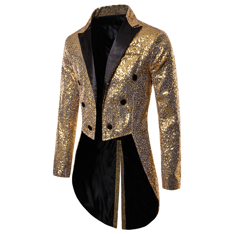 Men's suits tailcoats banquet performances  sequins fashionable men's suits