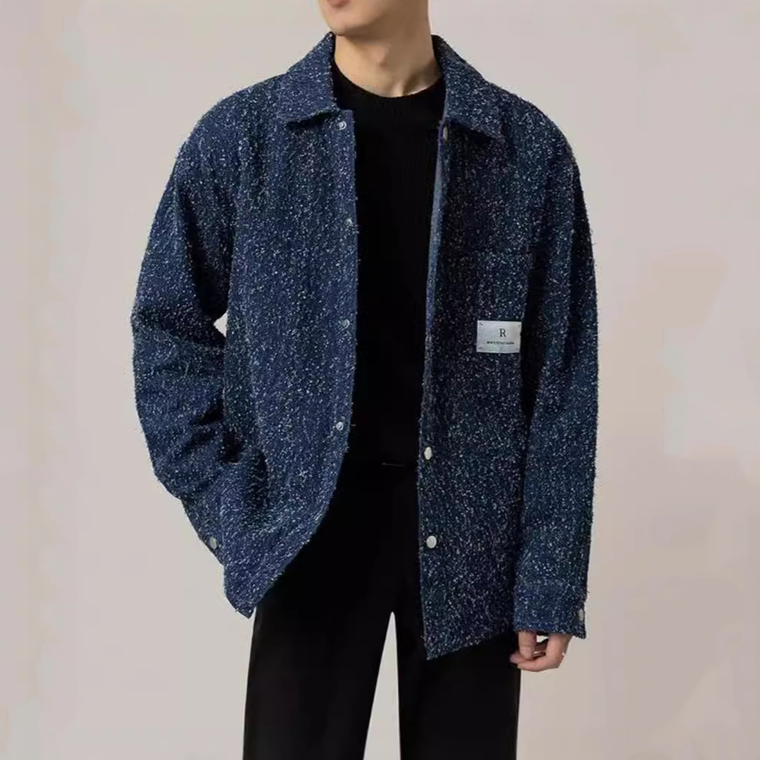 Men's Spring And Autumn High-End Jacket Loose Casual Long-Sleeved Shirt