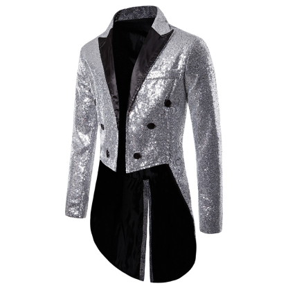 Men's suits tailcoats banquet performances  sequins fashionable men's suits