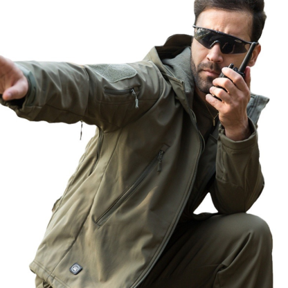 Soft Shell Hardshell Jacket Large Size Windproof Warm Outdoor Climbing Clothing