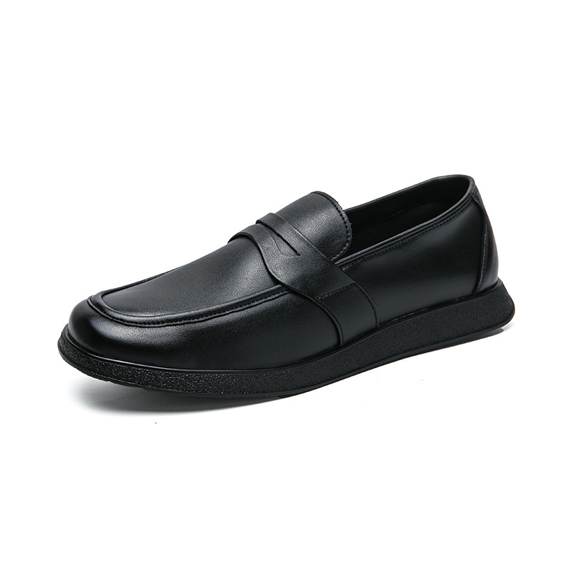 Men's Retro Penny Loafers: Influencer - Favorite Square - Toe Dress Shoes, Business - Casual Soft & Breathabl