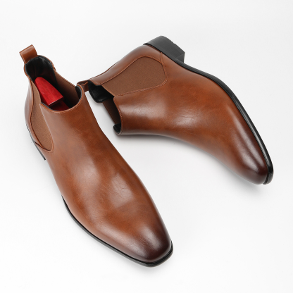 Men's Chelsea Boots Versatile Fashion Men's Short Boots Ankle Boots