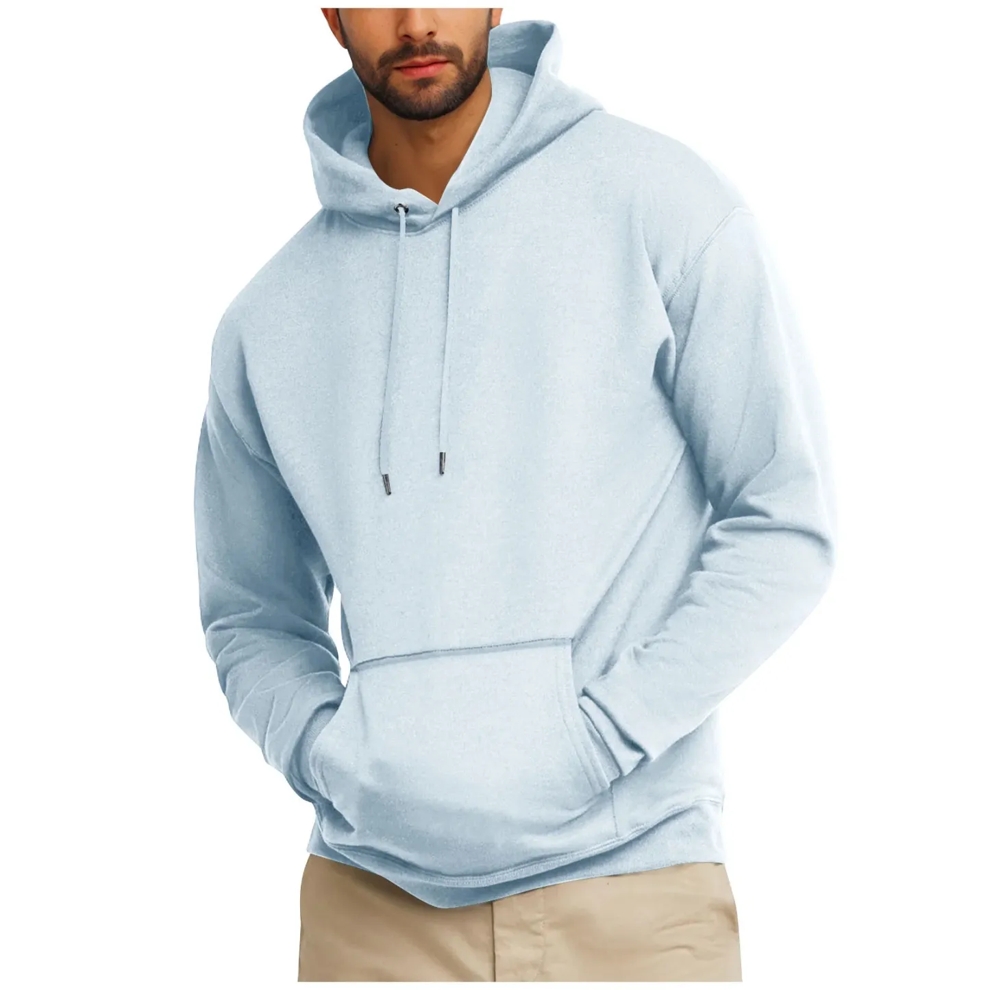 Men's Drop - Shoulder Loose - Fit Hoodie: Casual Oversized Hooded Sweatshirt