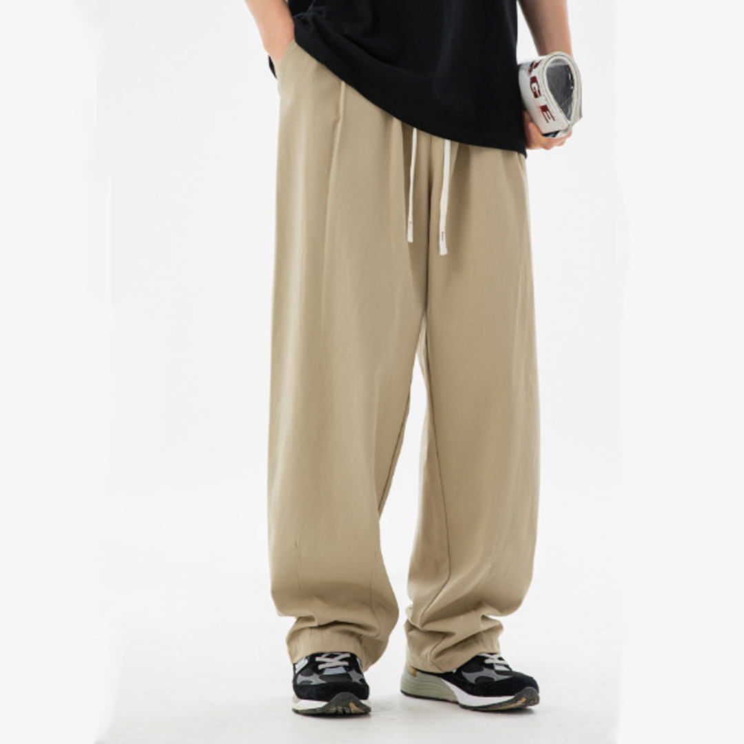 Men's Summer Loose Casual High-End Drape Overalls