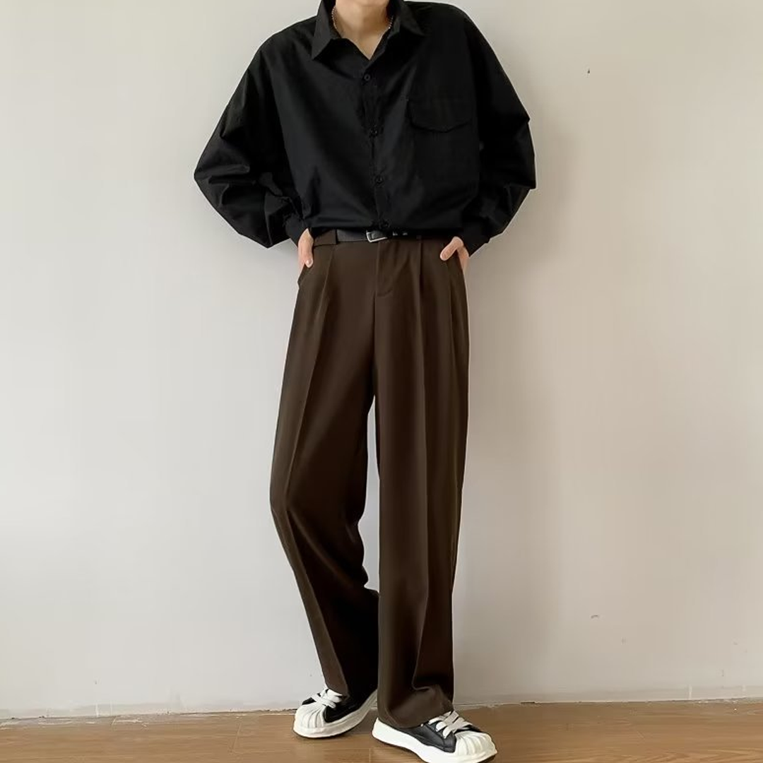 Men's Loose Fit Casual Trousers