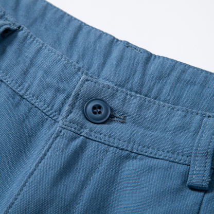 Pure Cotton Casual Men's Shorts Straight Leg Shorts Solid Color All-Match