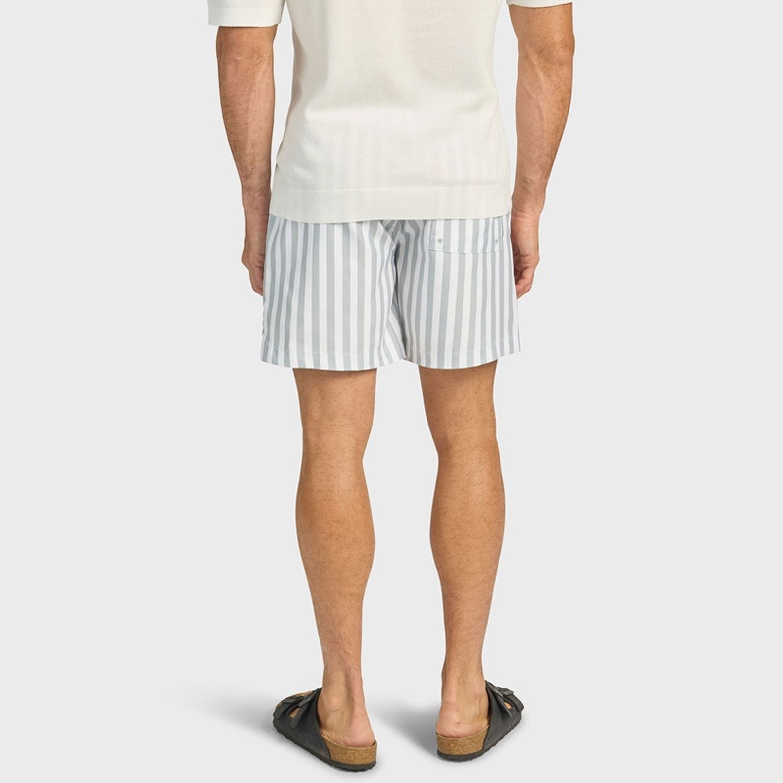 Trucker Stripe Casual Shorts