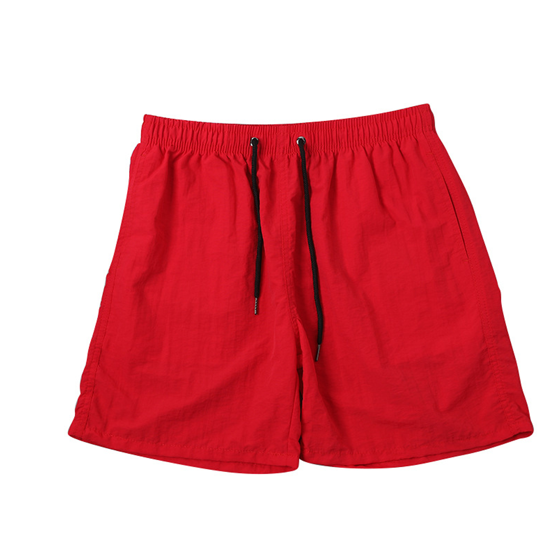 Solid Color Casual Shorts Beach Trendy Beach Pants Men